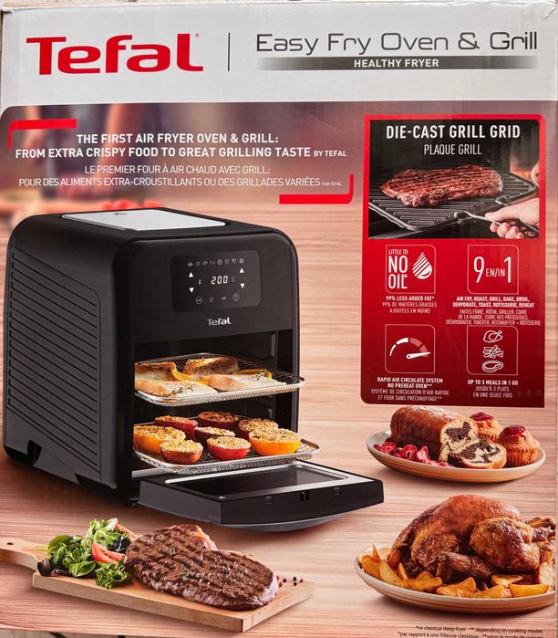 Tefal Уред за готвене с горещ въздух и фурна Easy Fry Oven & Grill