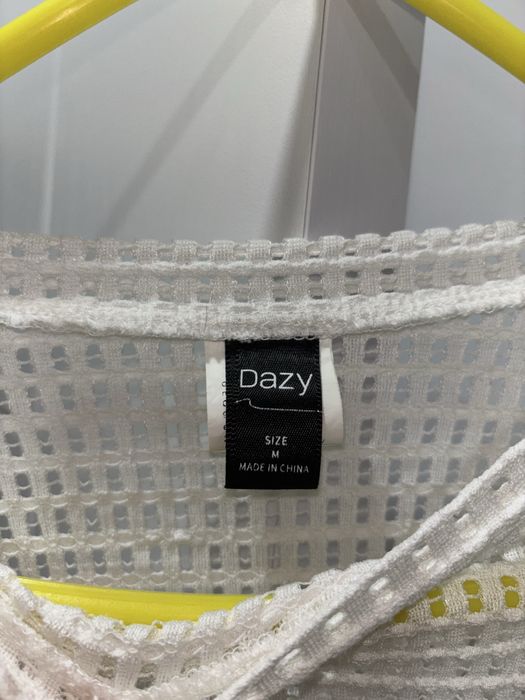 Мрежест кроп топ с дълъг ръкав