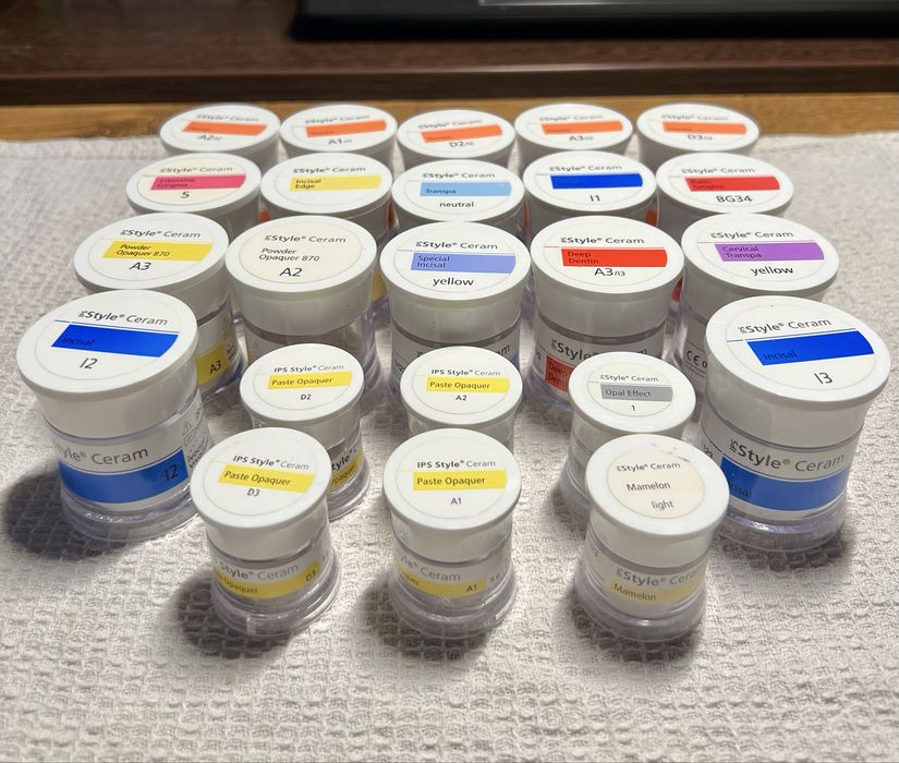 Ceramică Tehnică Dentară - VITA Lumex, VMK Master, VM 13 / Ivoclar IPS InLine, Style Ceram, e.max Ceram