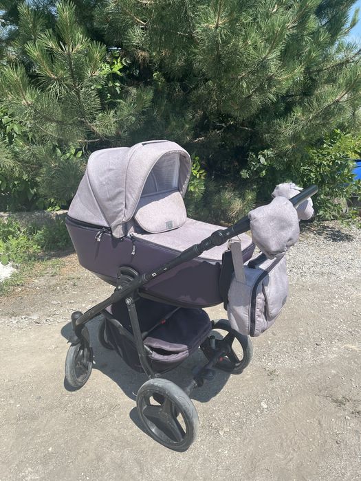 Детска количка 2 в 1 Adamex + кош по желание за новородени