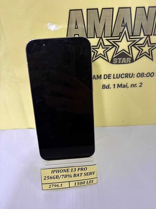 Iphone 13 pro 256gb 78% baterie Staramanet (ctg)