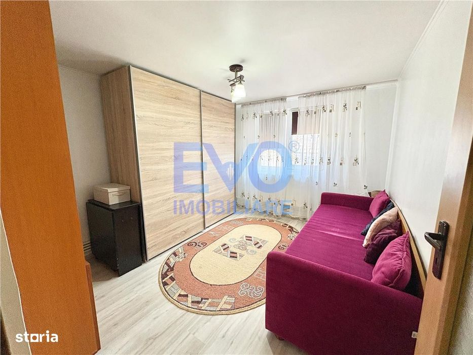 Apartament cu 2 camere, semidecomandat, complet mobilat, zona Canta