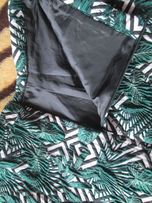 fusta alb/verde Oasis