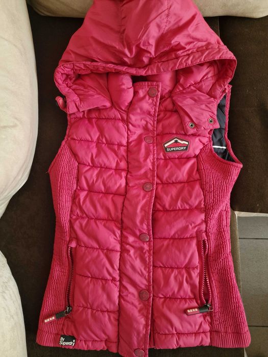 Елек S Superdry с гъши пух