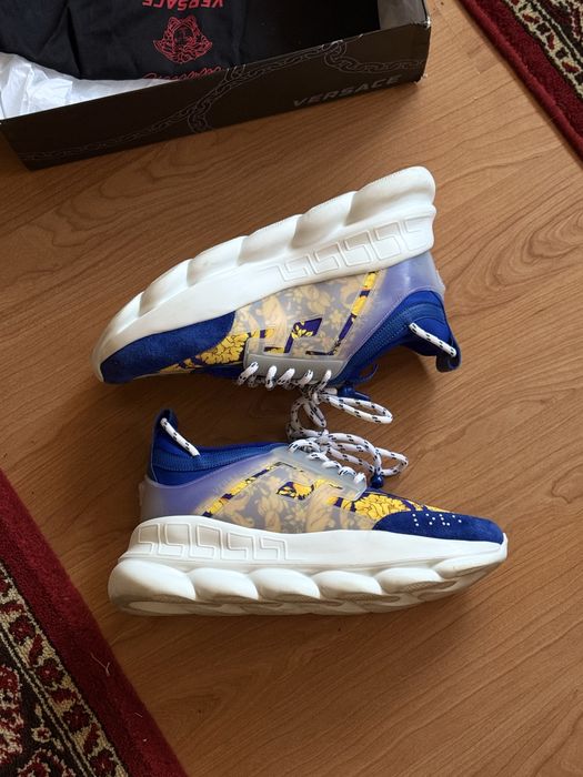 Versace Chain Reaction Blue Gold