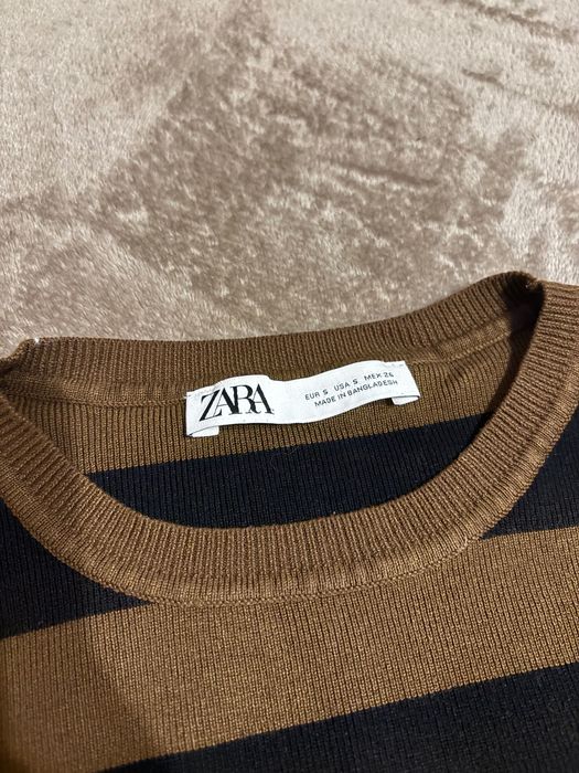 Къс пуловер ZARA