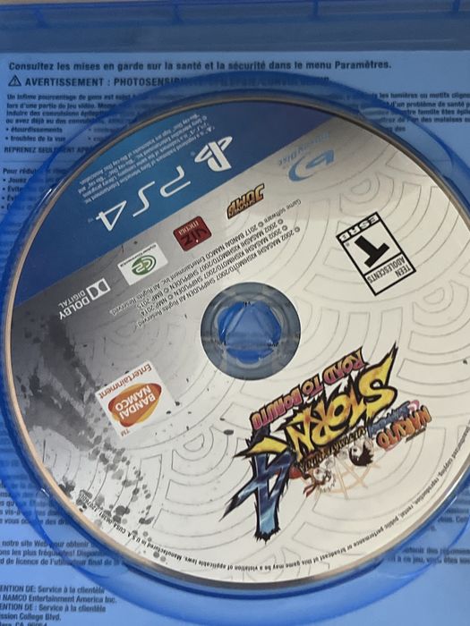 Диск для пс4 наруто