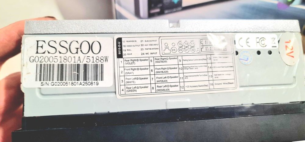 Универсална Мултимедия android auto DIN 1, 12,95см. Тъчскрин Carplayer