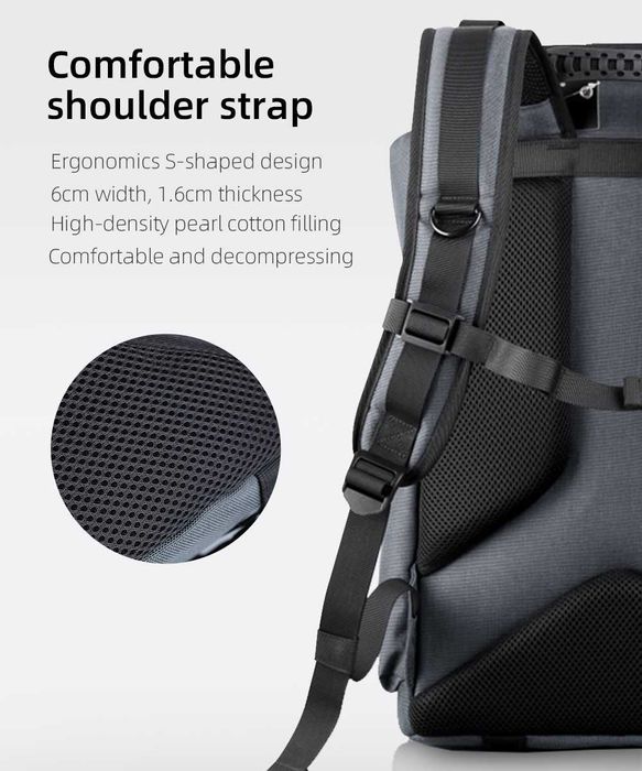 K&F Concept Водоустойчива фотографска раница за DSLR фотоапарати