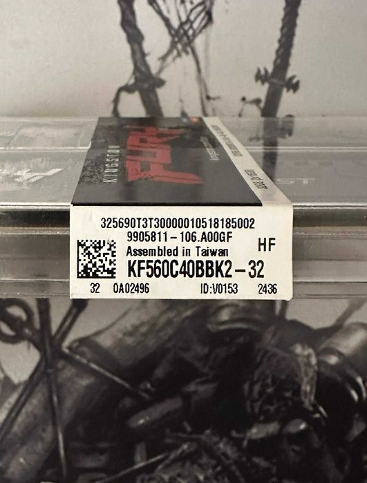 Memorii Ram Kingston Fury Beast 2x16GB (32GB) DDR5 6000MT/s CL40 XMP