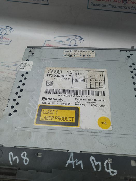 cd player  audi a4 b8 2008