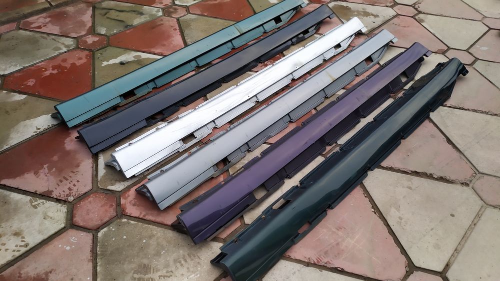 Пластиковые пороги на БМВ е34