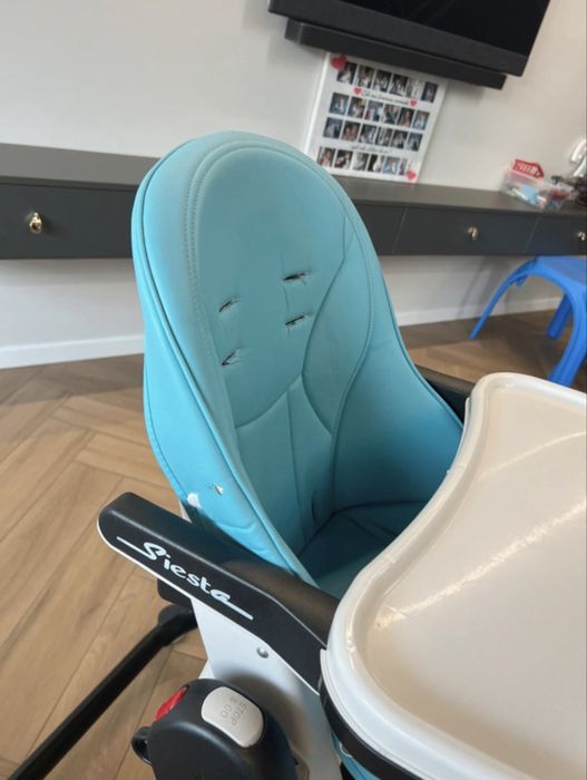 Scaun masa bebelusi Peg Perego Siesta Follow me albastru