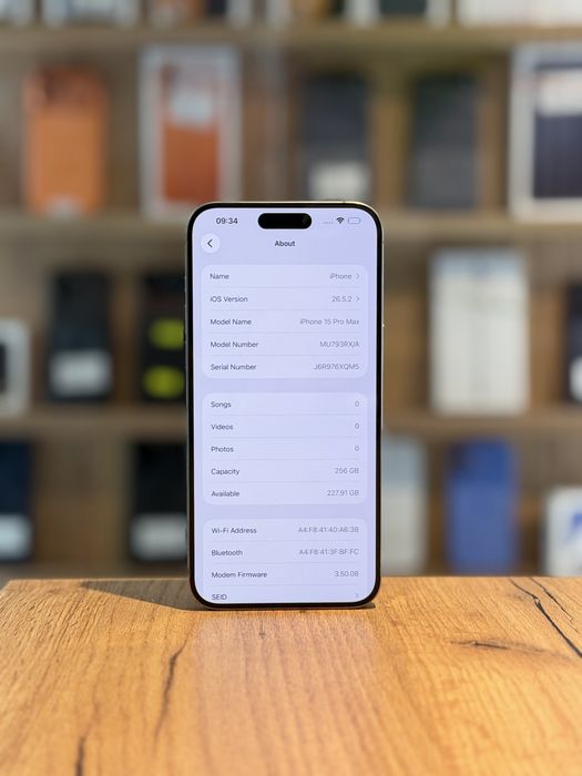 iPhone 15 Pro Max 256Gb Natural/Baterie85% /Garantie  12 luni @atsgsm.ro