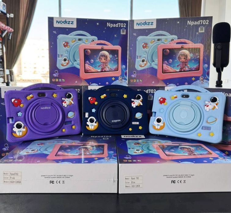 Bolalar plansheti Nodizz Npad 702, 4/128 GB, Детский умные планшет