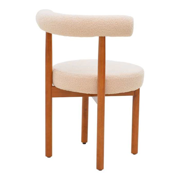 Стол, Fenza, Орех, Черен, Дърво, 60х54х75см.