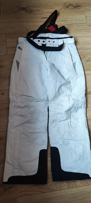 Geaca si pantaloni ski schi fete alb Lisker