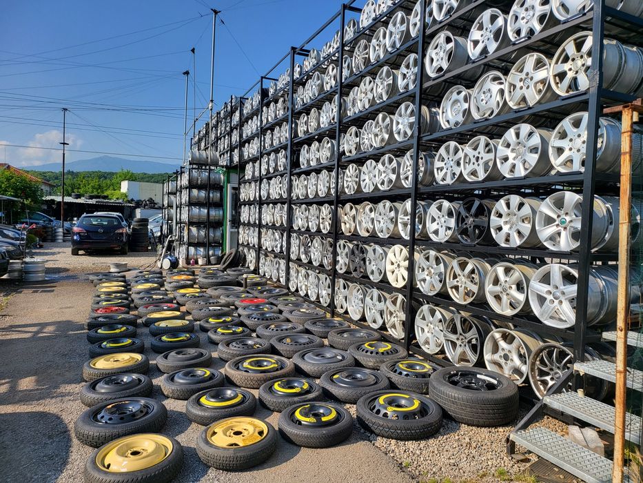 резервни,бандажни гуми , патерици ,13,14,15,16,17,18 цола