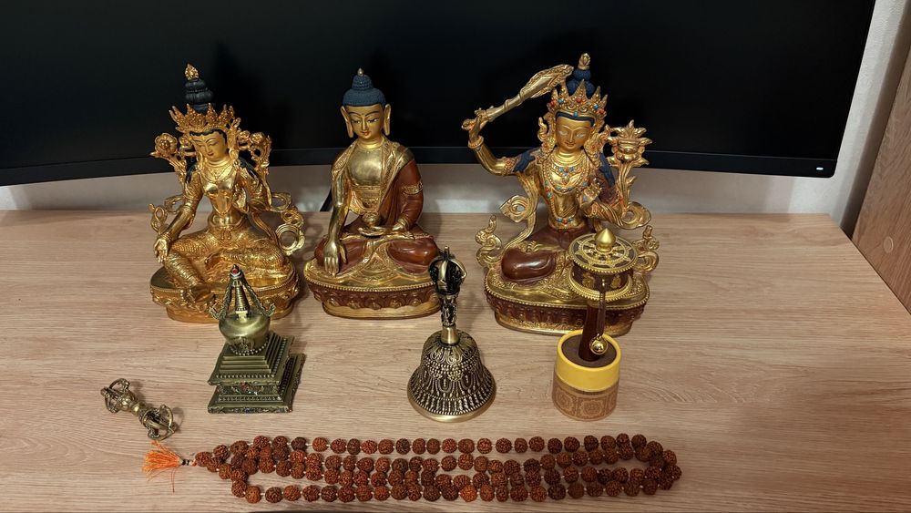 Статуэтки Будда, Манджушри, Зеленая Тара