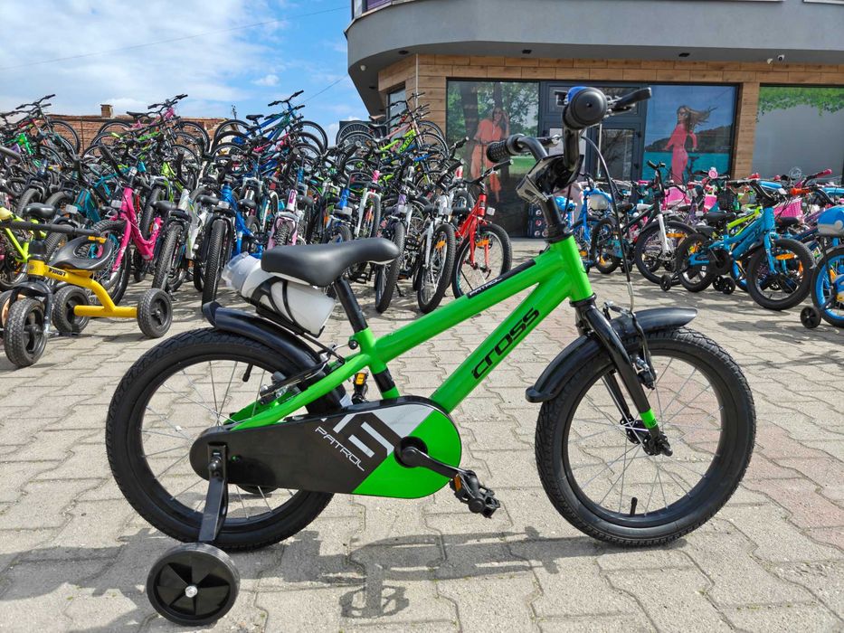 CROSS Велосипед 16" PATROL зелен