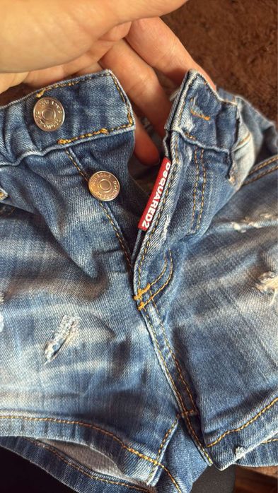 dsquared къси дънки момиче 10 год
