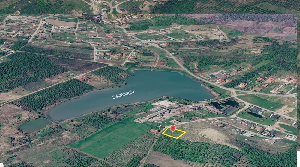 Vând teren Intravilan 1000mp2 lângă Hanul Pescarilor