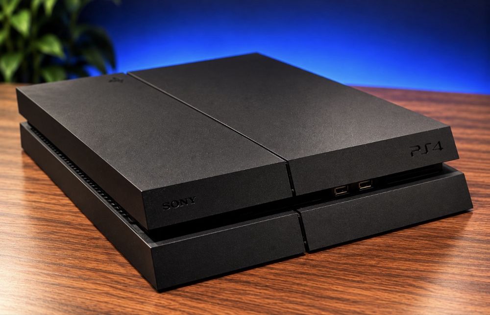PlayStation 4 + 2 джойстика + 5 игри