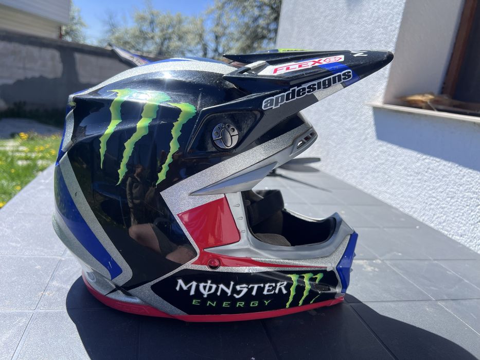 Кросова каска airoh aviator3,moto bell flex 9