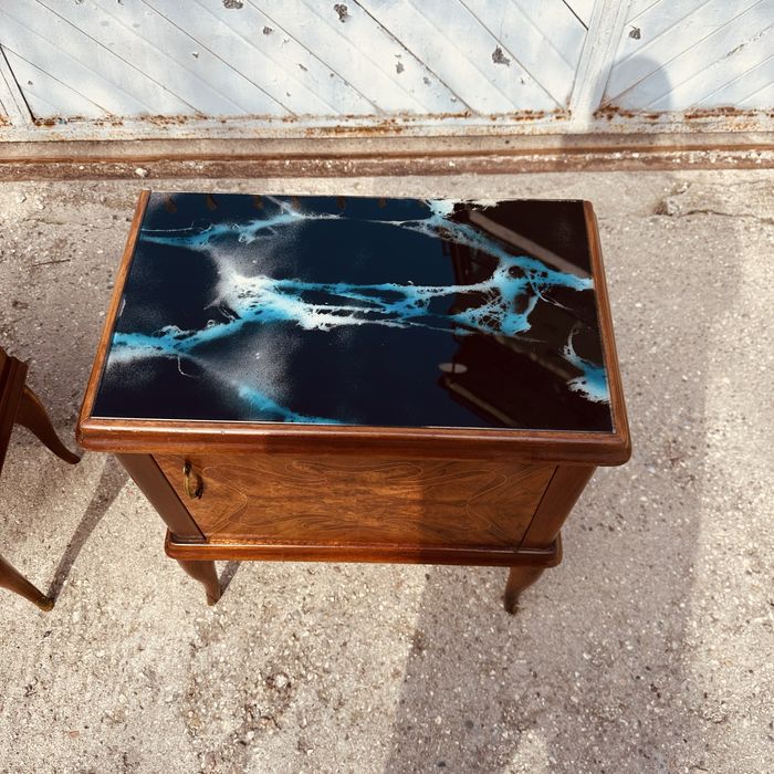 Винтидж италиански нощни шкафчета – комплект - неокласически стил