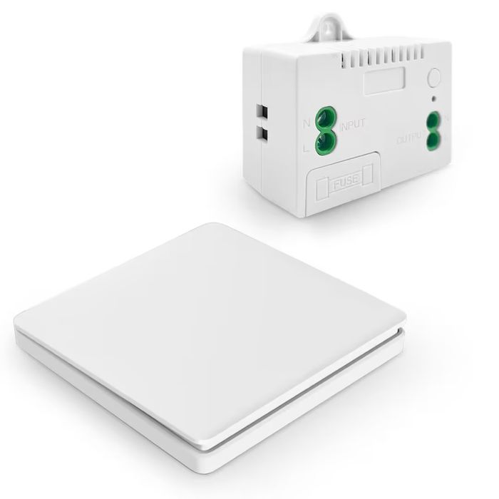 Безжичен кинетичен ключ за светлина 10A  RF ключ с реле приемник