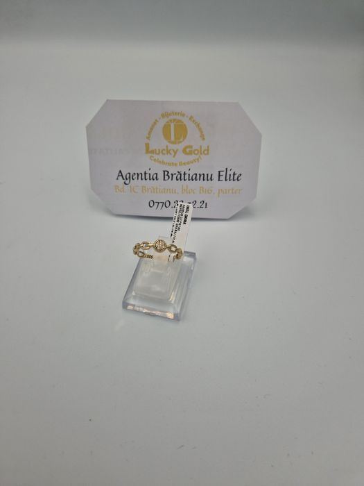 Inel Aur 14k mărimea 15 cod 25885 1.36gr