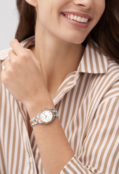 Часовник Fossil Rye bq3928 Rose gold