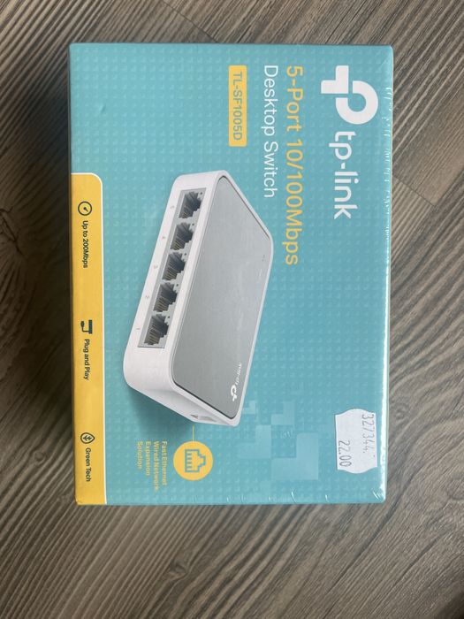 Tp-link Desktop Switch 5 порта НОВ