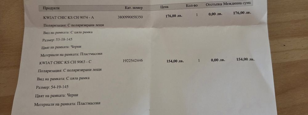 Слънчеви очила kwiat chic