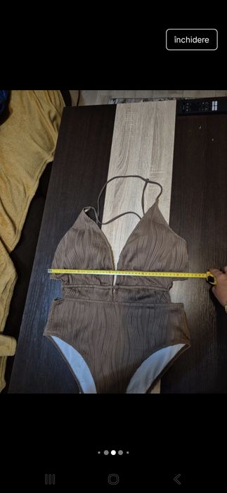 Costum baie xl,cu spatele gol