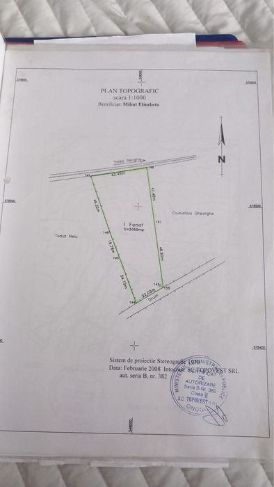 Teren intravilan 3069 mp Beliș Cluj – ideal cabană / investiție