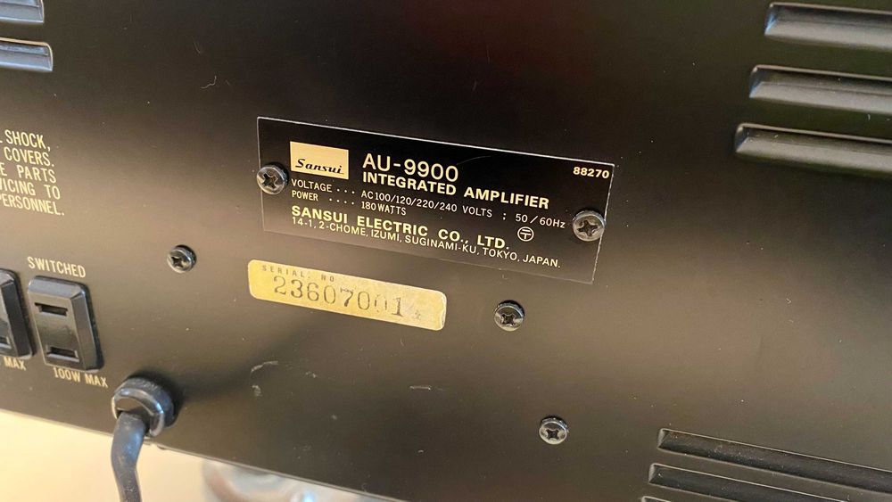 Vand amplificator Sansui AU 9900
