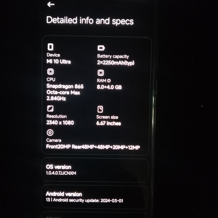 Xiomi mi 10 ultra