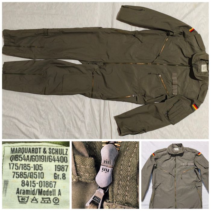 Combinezon salopeta parașutism kevlar aramid parapanta pilot german