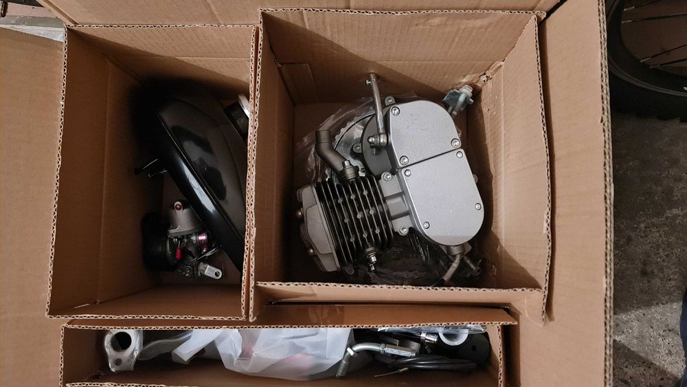 Моторно колело с нов двигател 80 куб,