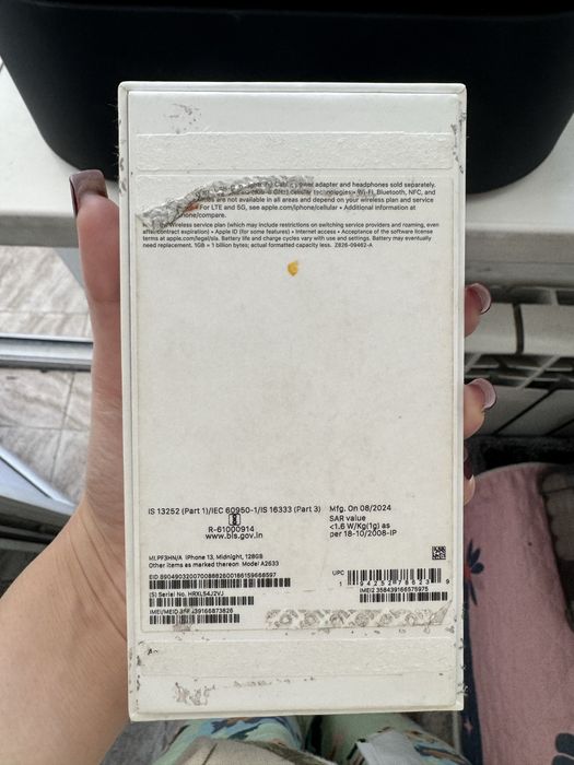 Продам Iphone 13 128 gb, midnight blue