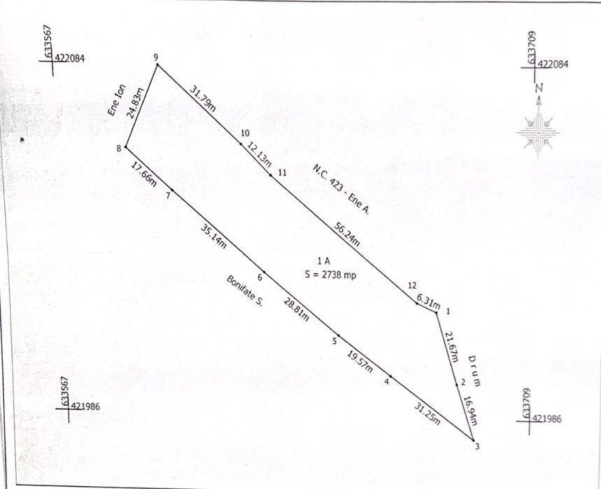 Teren intravilan 2738 mp