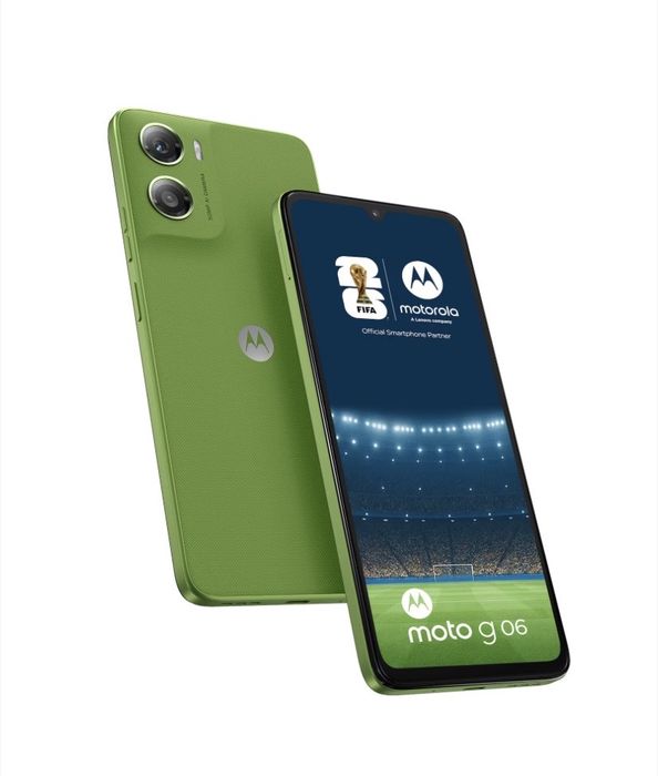 Motorola G06,Dual SIM, 256GB, 4GB RAM, Tendril Green