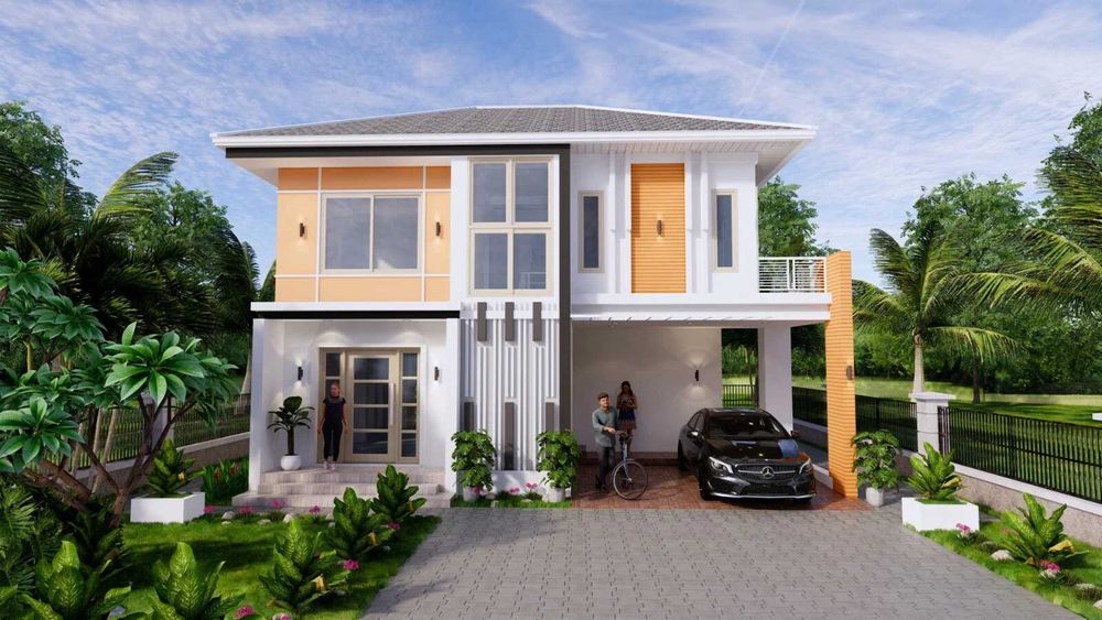 НА ИЗПЛАЩАНЕ - Двуетажна сглобяема къща с 4 спални, 156 кв. м