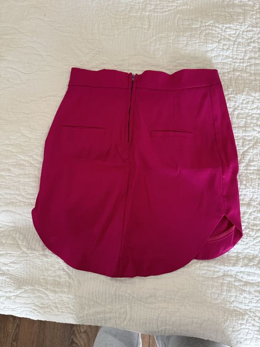 Къса пола Evis в цвят цикламен