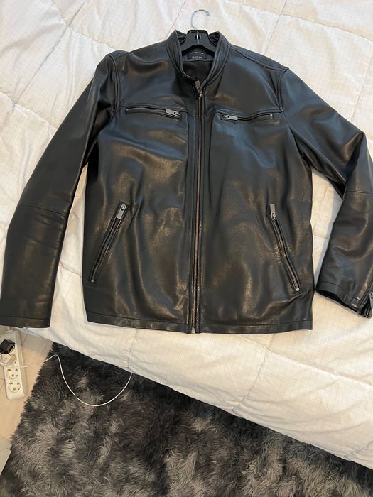 Кожено мъжко яке.Естествена кожа.