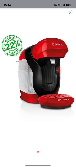 Espressor Bosch Tassimo TAS113E, 1400W,roșu