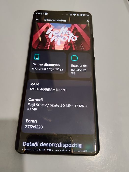Motorola EDGE 50 pro. 12/512