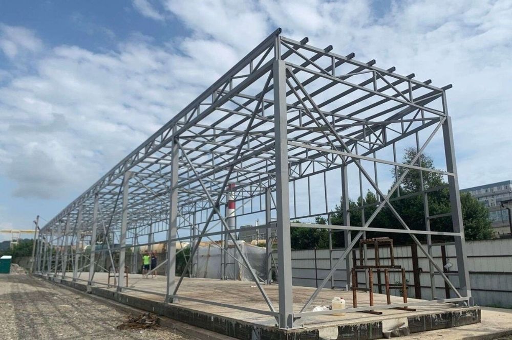 Строительство ангаров, гаражей и металлоконструкций. Сварка. Сварщики ...