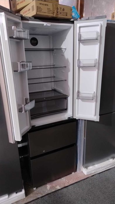 Комбиниран Хладилник с фризер Bomann French Door 400 л Total No Frost